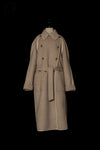 Mutedance 24 Autumn and Winter Double Breasted Lapel Jacket MD-MD24FW03-SAND